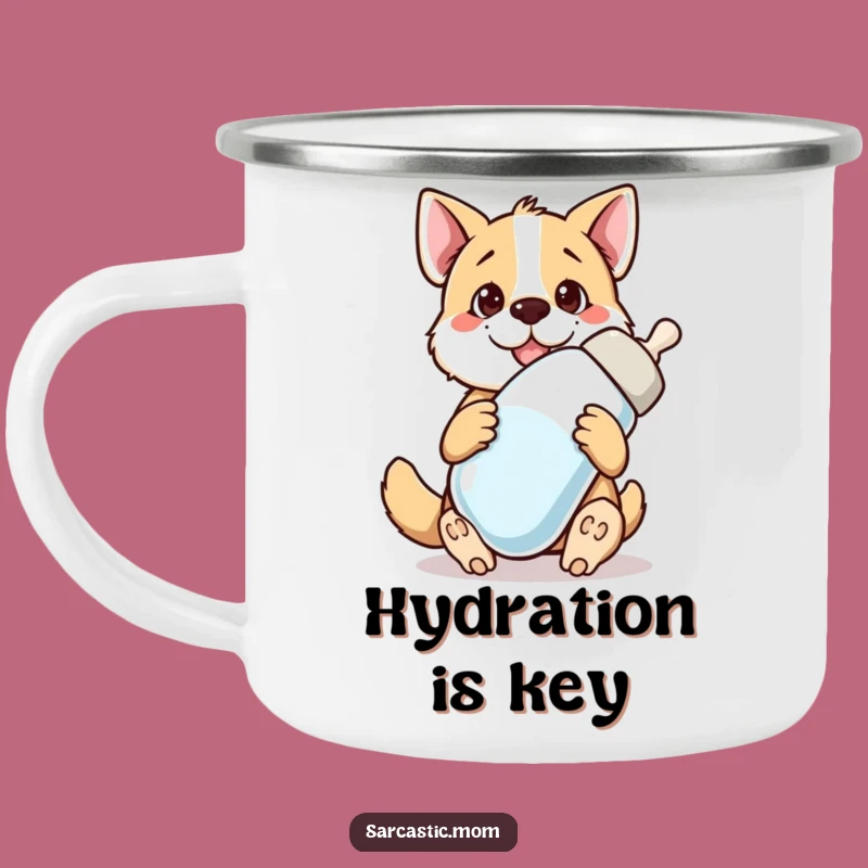 Durable Funny Dog Mom Giant Baby Bottle Camping Mug - Adventure-Ready and Hilarious