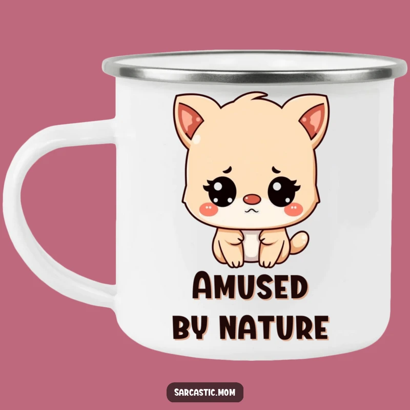Durable Funny Unimpressed Kawaii Animal Camping Mug: For the Sarcastic Outdoorsy Mom Gift