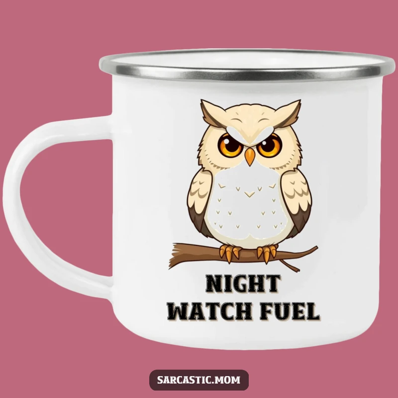 Funny Owl Mom Camping Mug: Wisdom for the Trail!