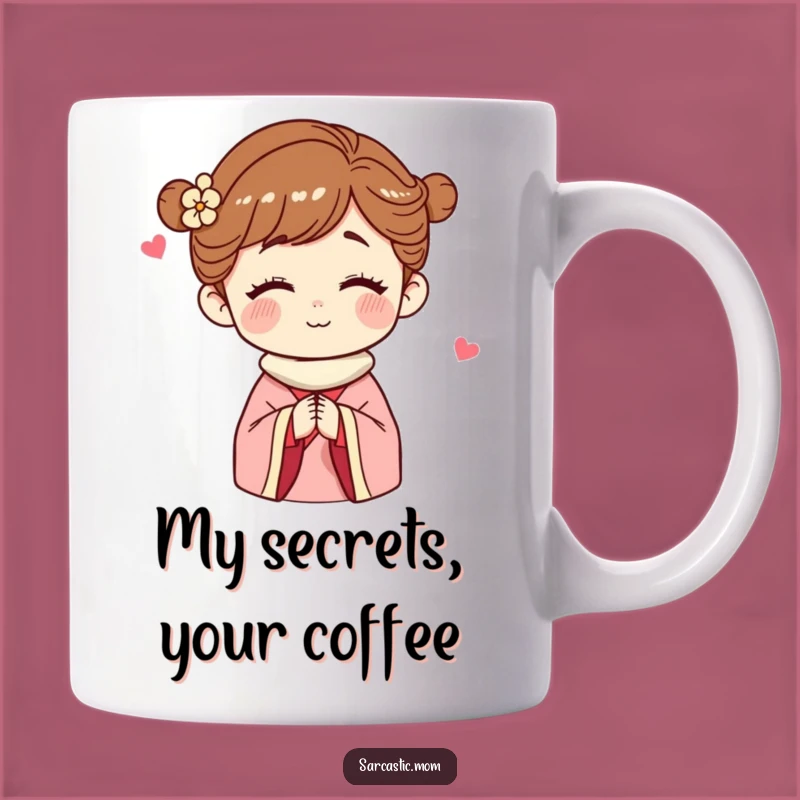Funny Secret Keeper Mom Mug: A Witty Mother Figure's Wink for the Perfect Gift