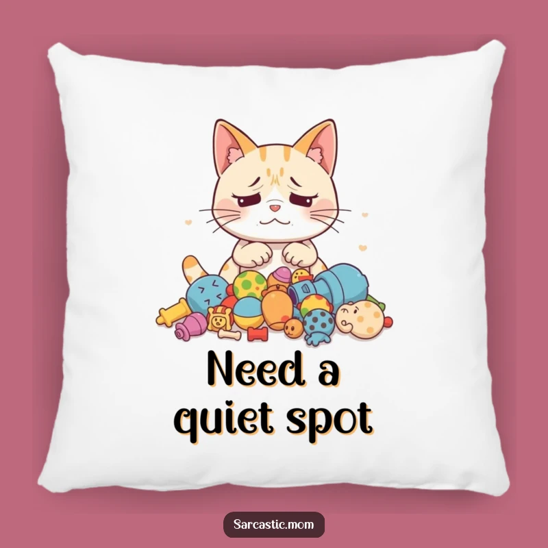 Cozy Funny Cat Mom Pillow: Comfort and Humor for Feline Homes