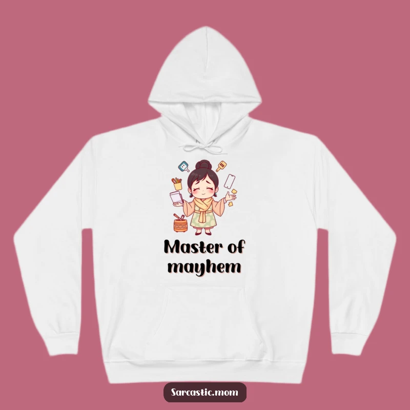 Funny Juggling Mom Hoodie: Cozy Humor and a Funny Gift for Mothers