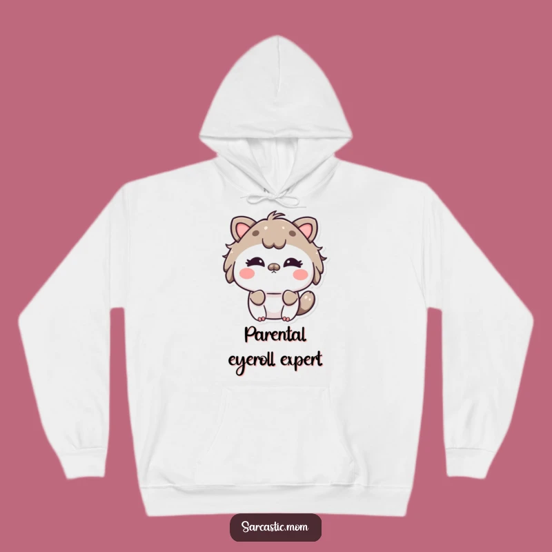 Cozy Funny Kawaii Mom Hoodie - Embrace Hilarious Motherhood Comfort!