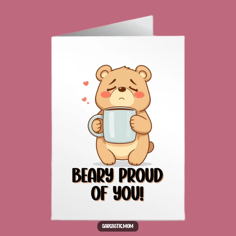 Mama Bear Congrats Card Free Printable - Funny Parent Downloadable Gift