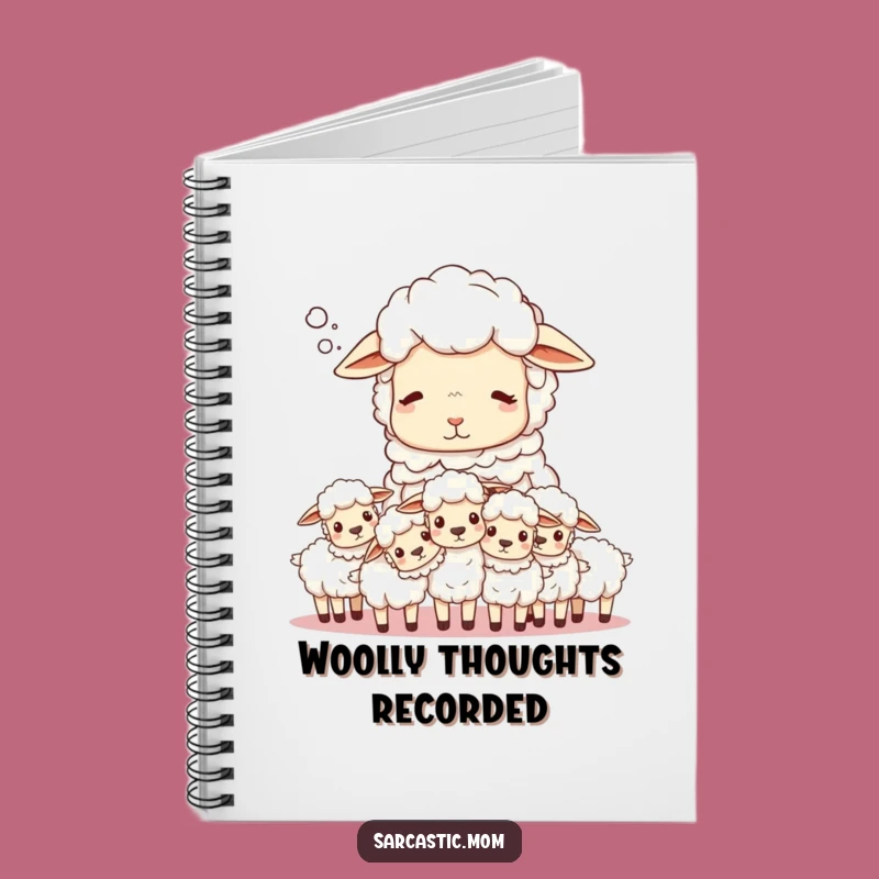 Funny Sheep Mom Notebook: Jot Down Your Little Lambs' Adventures!