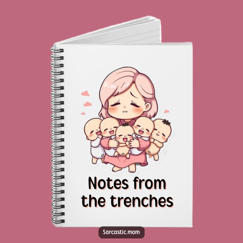 Funny Tired Mom Notebook: A Humorous Gift for Moms Who Juggle
