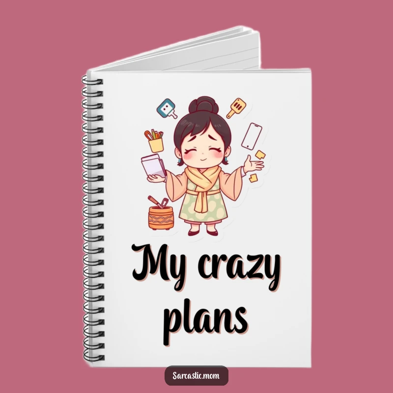 Funny Juggling Mom Notebook: A Humorous Gift for Moms Who Do It All