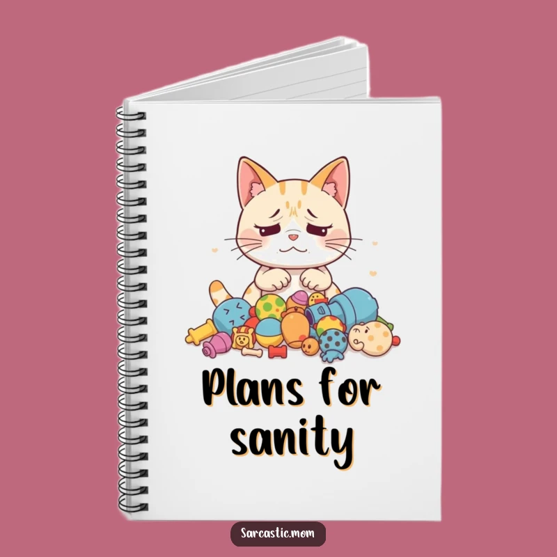 Funny Cat Mom Notebook: Jot Down Thoughts with Exasperated Pet Humor