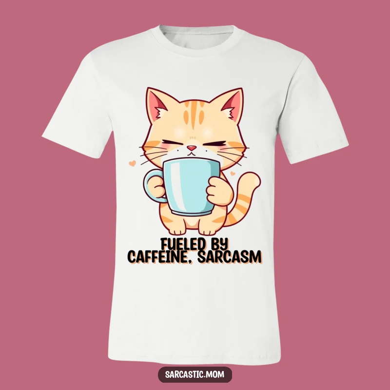 Funny Cat Mom Rolling Eyes T-Shirt - Hilarious Gift for Exhausted Feline Enthusiasts