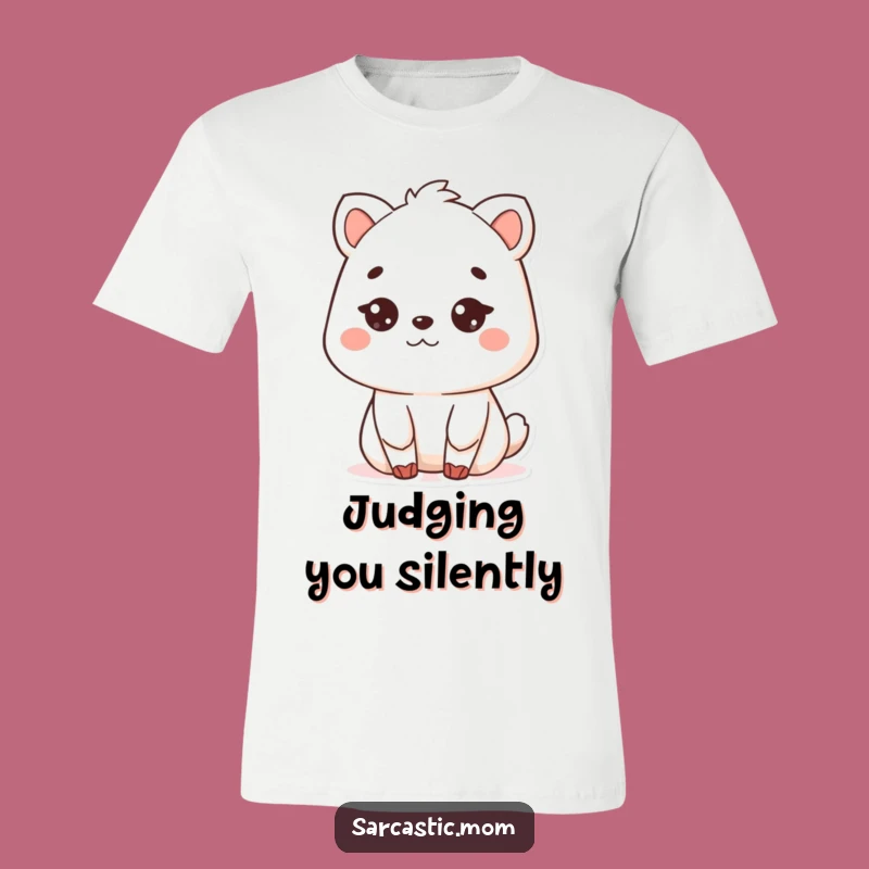 Funny Kawaii Mother Animal T-Shirt: Deadpan Stare Expression Makes a Great Gift