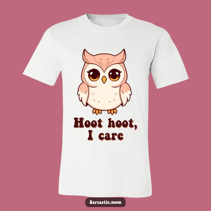 Funny Owl Mom T-Shirt: Wise Wide-Eyed Character, Hilarious Mother's Day Gift