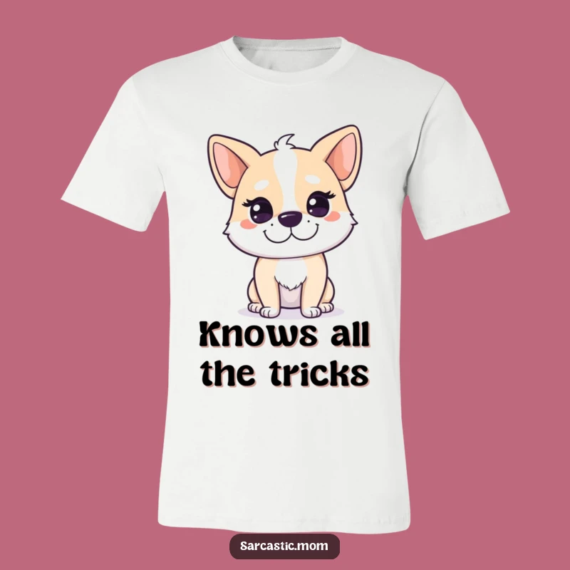 Funny Dog Mom Smirk T-Shirt: Wear Your Canine Wisdom Proudly