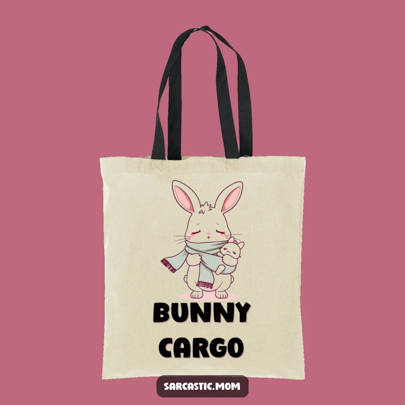 Funny Bunny Mom Baby Sling Scarf Tote Bag - Practical and Hilarious Mom Accessory