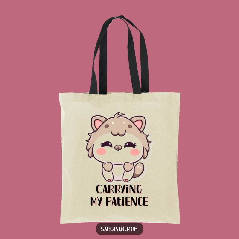 Funny Kawaii Mom Tote Bag - Carry Your Playful Sass Hilariously!